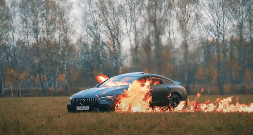 Vlogger đốt xe Mercedes-AMG GT 63 S v&#224; đăng l&#234;n Youtube - Ảnh 5