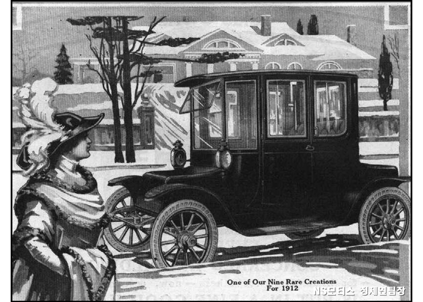 Một áp phích quảng cáo ô tô Detroit năm 1912. Nguồn: Wikimedia Commons