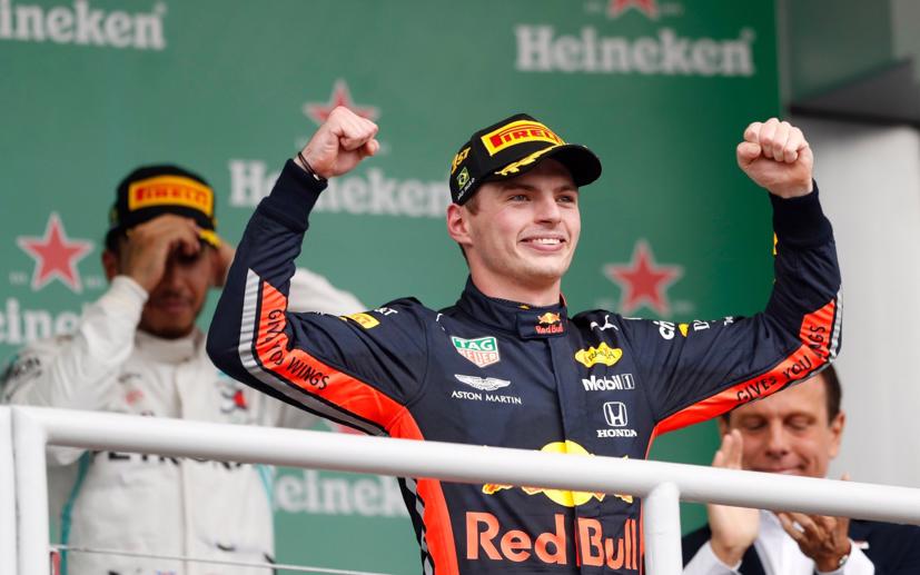 Max Verstappen của đội đua Red Bull Racing Honda đã về nhất tại Brazil Grand Prix. Ảnh: Formula 1