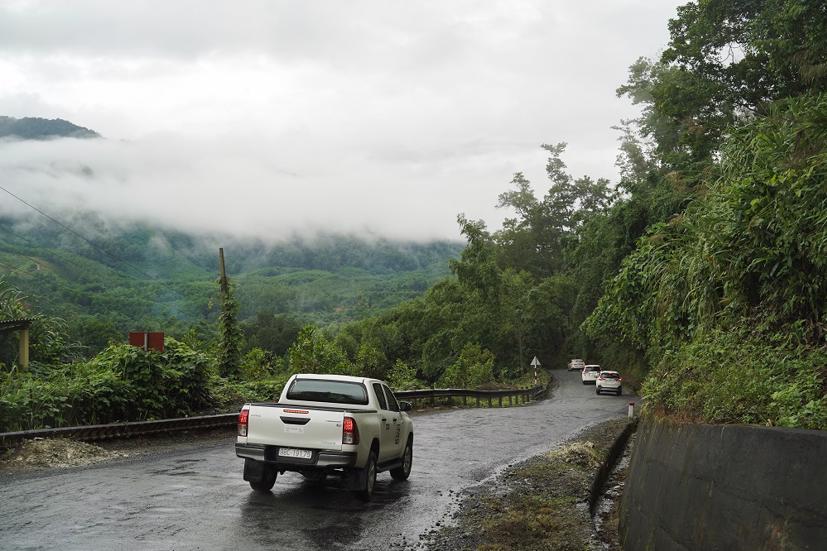 Hành trình đã đi qua các tỉnh thành bắt đầu từ Đà Nẵng, Huế, Đồng Hới, Vinh, Ninh Bình, và Hà Nội