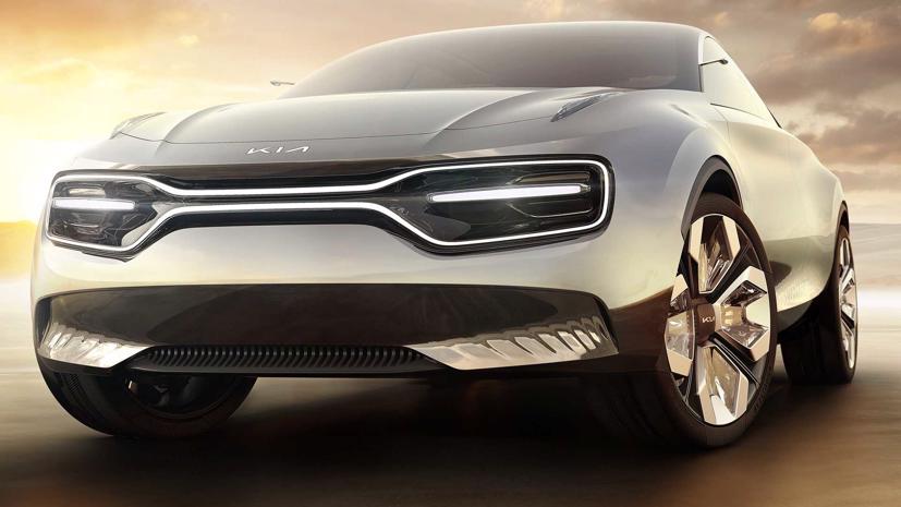 Logo mới Kia trên xe concept Imagine
