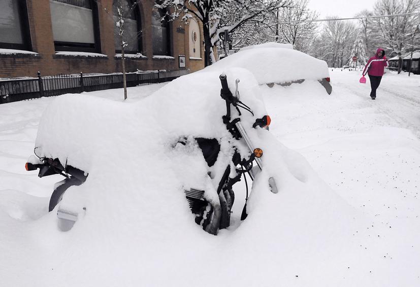 Chôn vùi trong bão tuyết