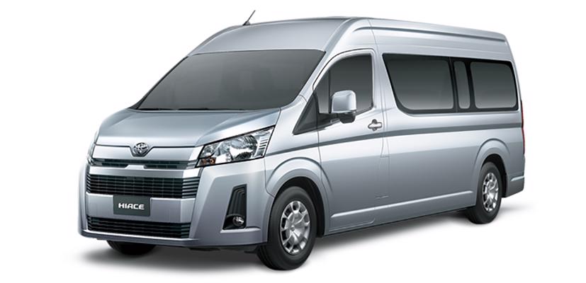 Mẫu minibus oyota Hiace 2020.