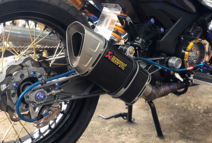 Hệ thống bô, phanh được làm lại. (Ảnh: VVT)