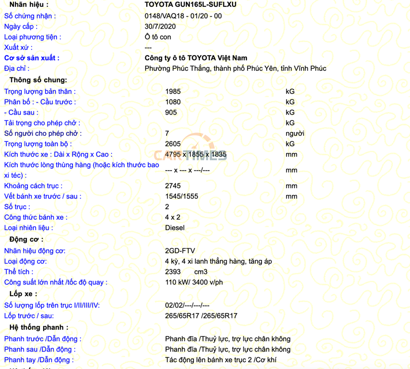 Toyota Fortuner 2020 lộ th&#244;ng số, sắp sửa ra mắt? - Ảnh 1