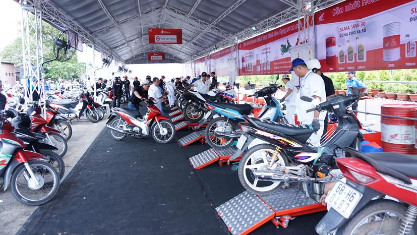 Người tiêu dùng sẽ được thay dầu miễn phí tại sự kiện.