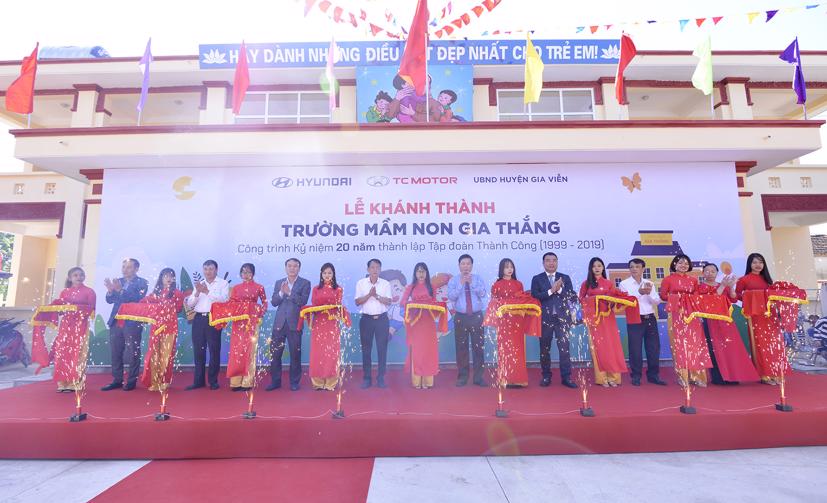 Lễ khánh thành Trường Mầm non Gia Khánh.