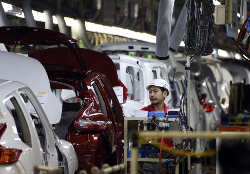 Bên trong nhà máy Nissan Oppama ở Yokosuka, Nhật Bản - Ảnh: Bloomberg.